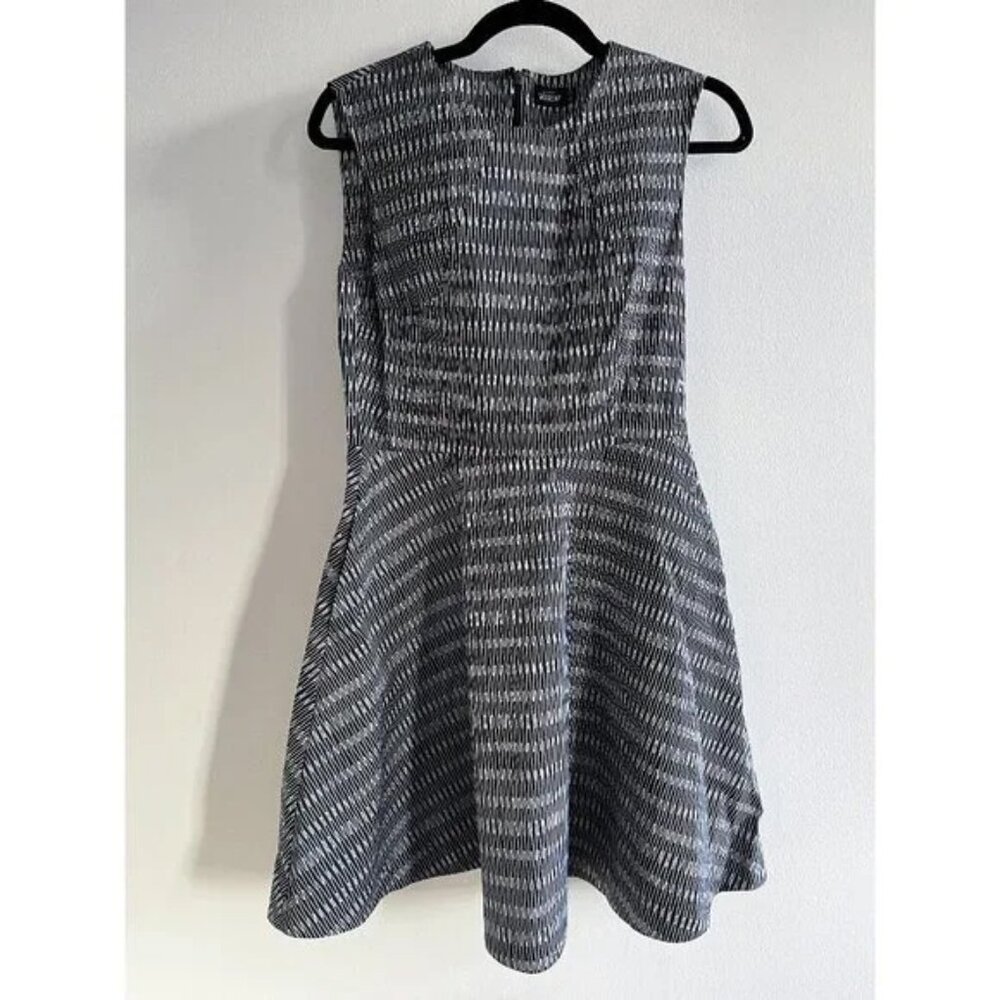 Kate Spade Saturday Black & White Sleeveless Fit & Flare Dress